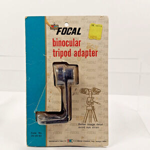 Vintage Focal Binocular Tripod Adapter K-Mart Original Package New NOS Japan